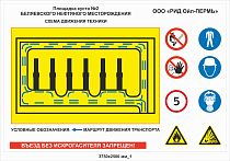 Схема движения техники